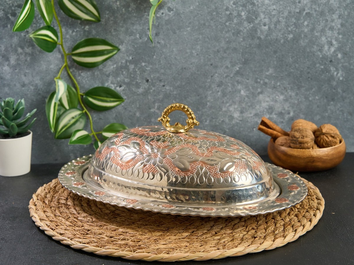 Turkish Copper Serving Plate, Serving Plater, Serving Dish, Copper