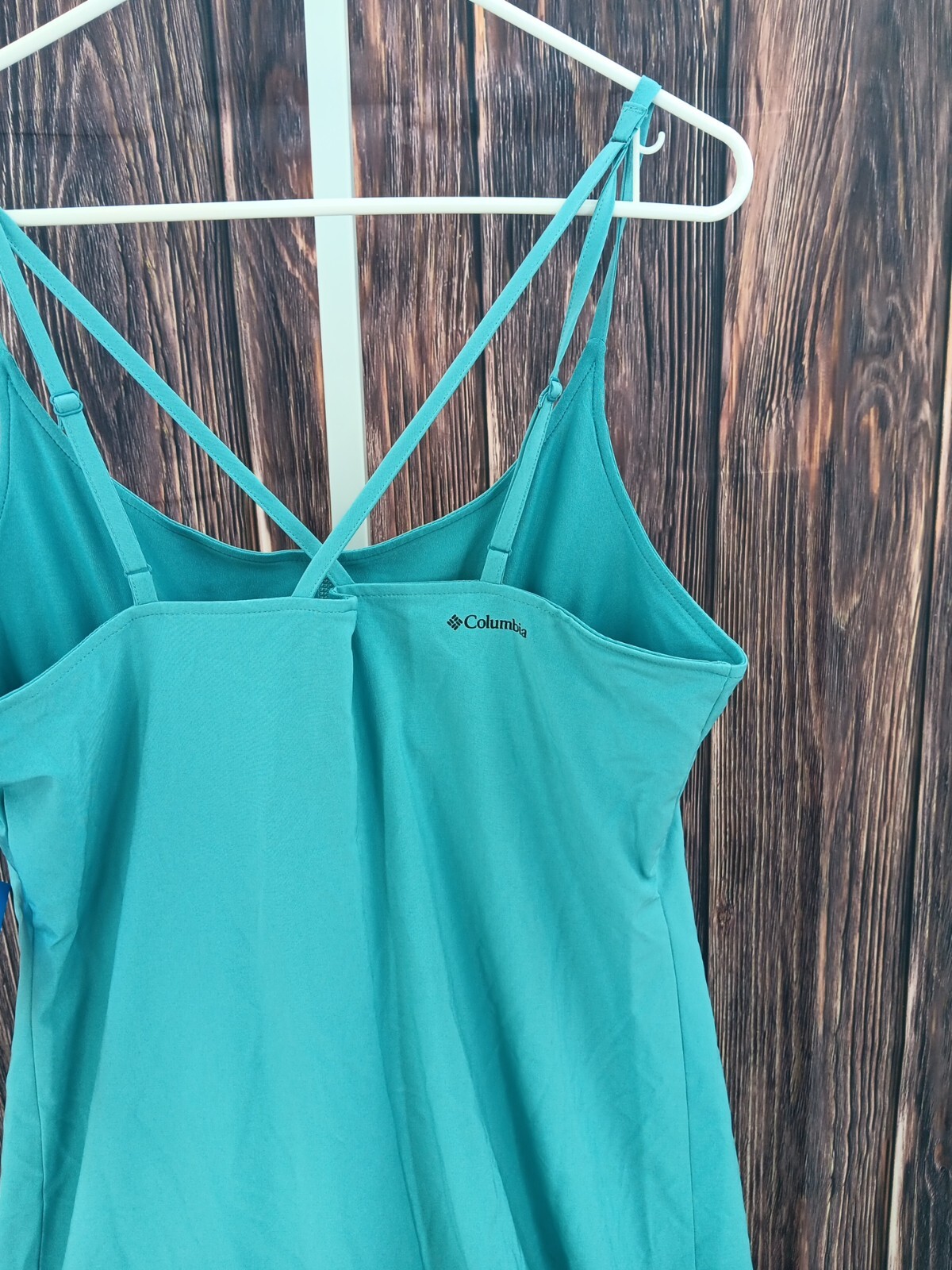 Columbia Woman's Sportswear Rapid Creek V-Neck Stretch Dress Large Blue 10-AE7 thumbnail 4