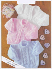 King Cole 7137 Baby cardigans DK 14" - 22"/ 35 - 55 cms.