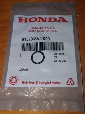 #ad #ad Honda Genuine OEM Power Steering Pump HI PRESSURE LINE O Ring 91370 SV4 000 NEW $6.47