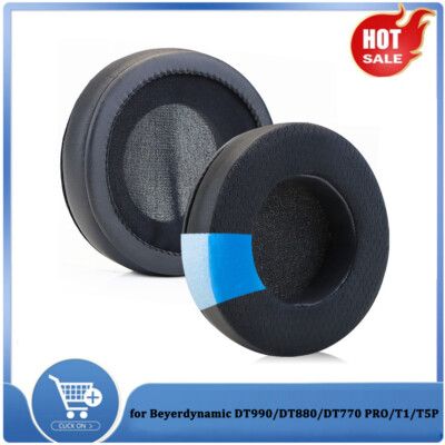 1 Pair Ear Pads Cushion for Beyerdynamic DT990/DT880/DT770 PRO/T1/T5P Headphones