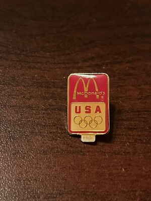 McDonald s 1988 Seoul Olympics Team USA Employee Lapel Hat Pin