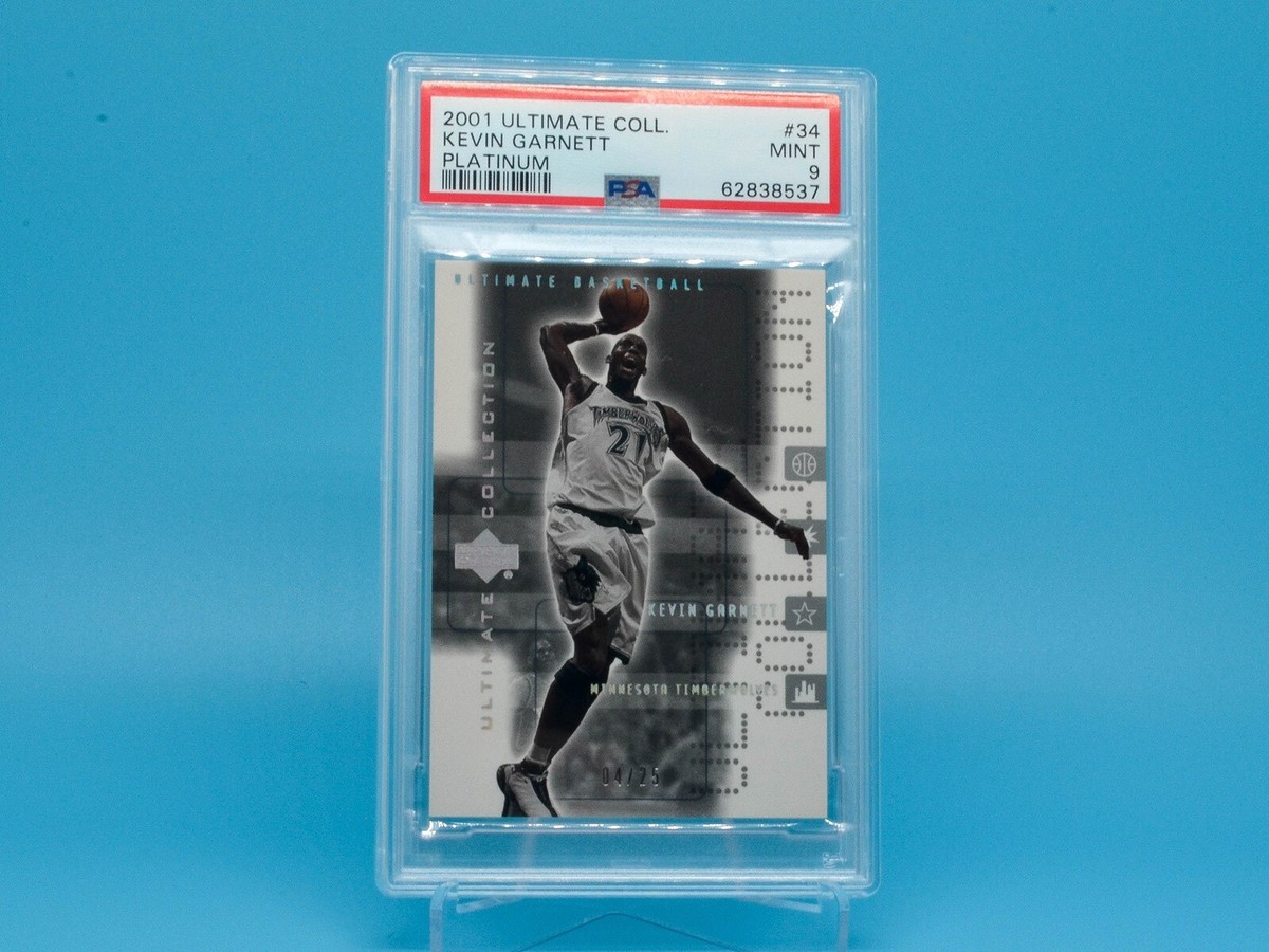 Kevin GARNETT 2001 UD Ultimate Collection PLATINUM SSP #/25 - PSA  