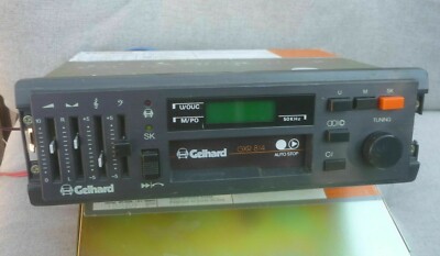 GELHARD GXR 814 CAR RADIO RADIO CASSETTES YOUNGTIMER car radio era equalized