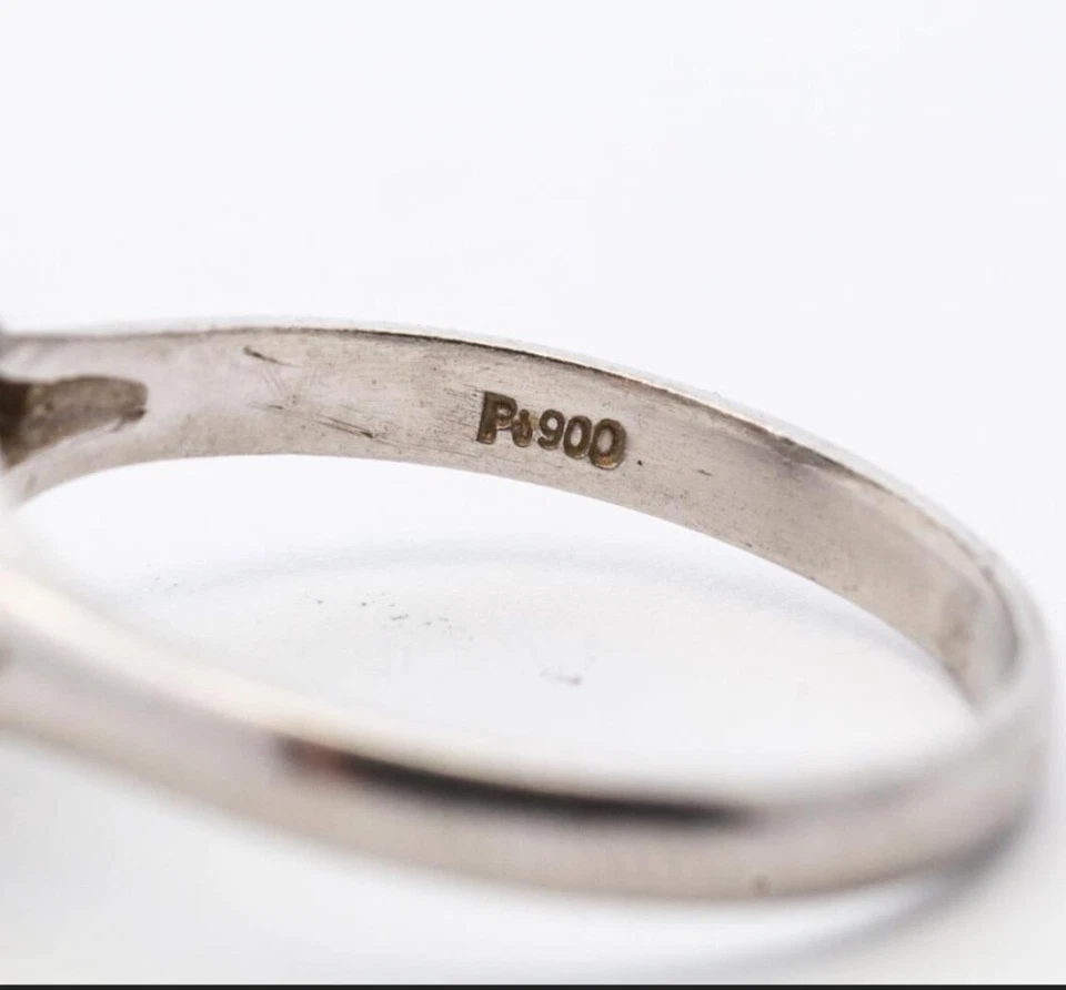 ANILLO-ZAFIRO Y DIAMANTE HALO ANILLO PLACA 1.72CTTW Foto 4 de 4