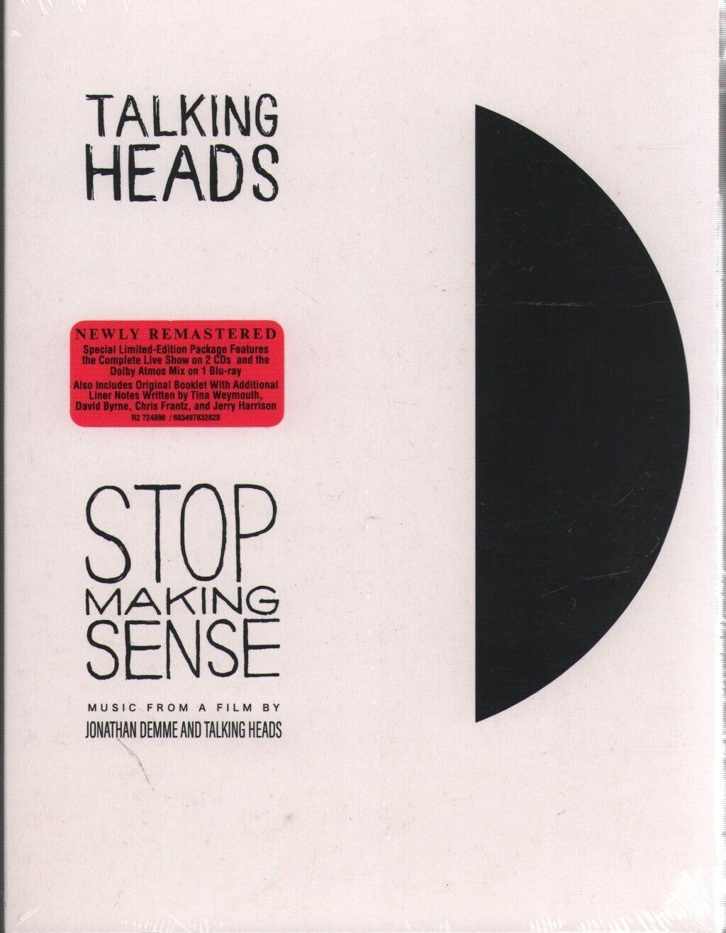 Talking Heads Stop Making Sense CD/blu-ray Europe Parlophone 2024 Deluxe edition
