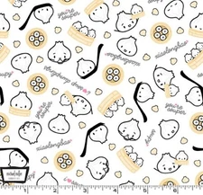Michael Miller Fabrics~Dimsum Steam Team~Soup Dumplings DDC10079~ By the Yard