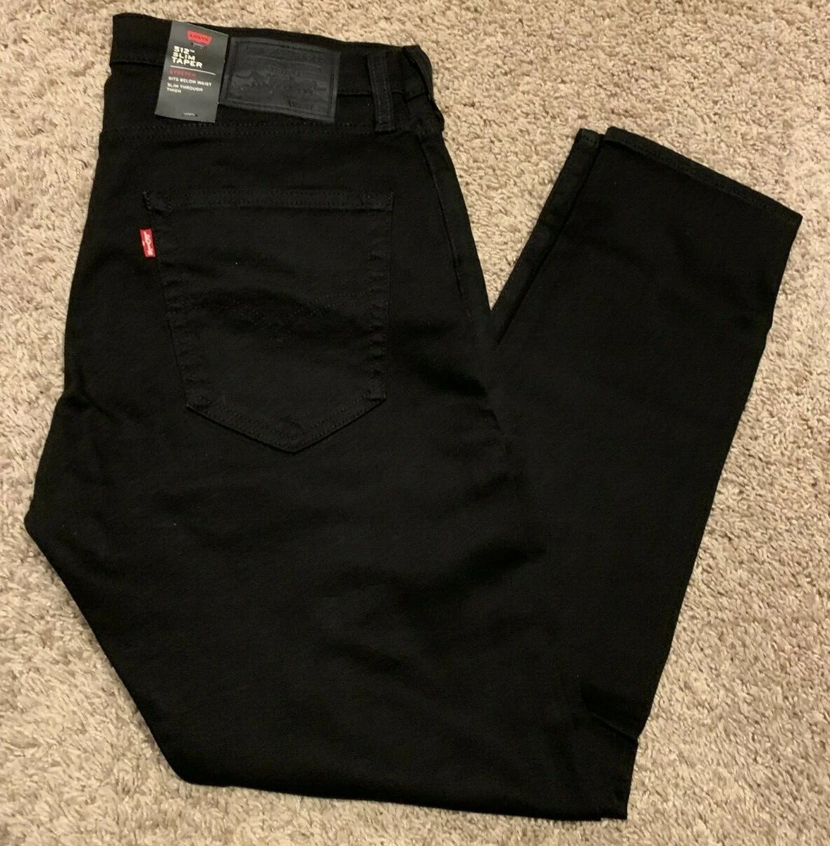 Levis 512 noir new arrivals