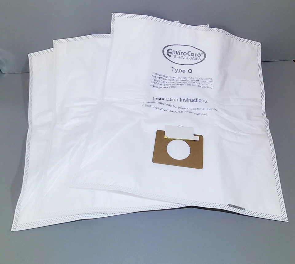 3 Kenmore Style C & Q, 50558, 50557, 5055 Canister Allergen Cloth Vacuum Bags - Image 3 of 3