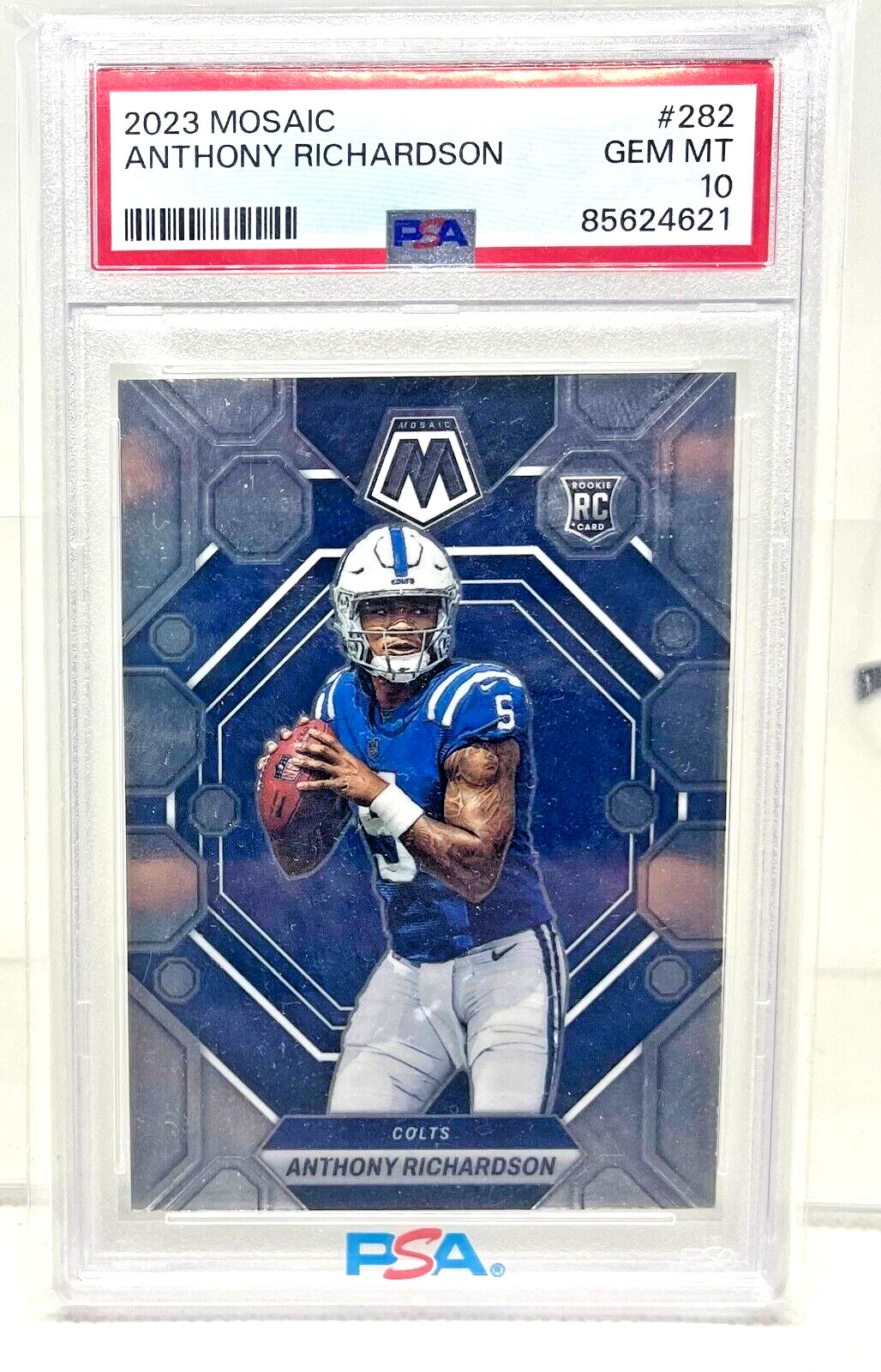 Anthony Richardson ROOKIE - 2023 Panini Mosaic Football Card #282 PSA 10 Colts
