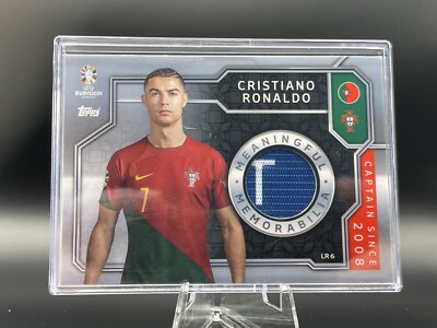 y*4様 Cristiano Ronaldo ジャージカード マンチェスターユナ Leader Relic Cristiano Ronaldo Match Attax UFEA EURO 2024 Euros 24