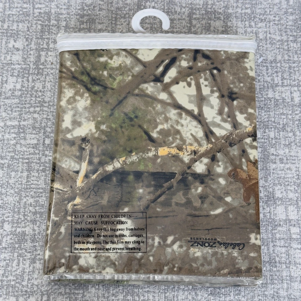 Cabela's "ZONZ WOODLANDS" Tela Camuflaje Cortina de Ducha 72" x 72" ¡NUEVO! Foto 3 de 4