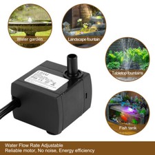 Teichpumpe Springbrunnen Leise Aquarium Brunnen Tauchpumpe Zimmerbrunnenpumpe