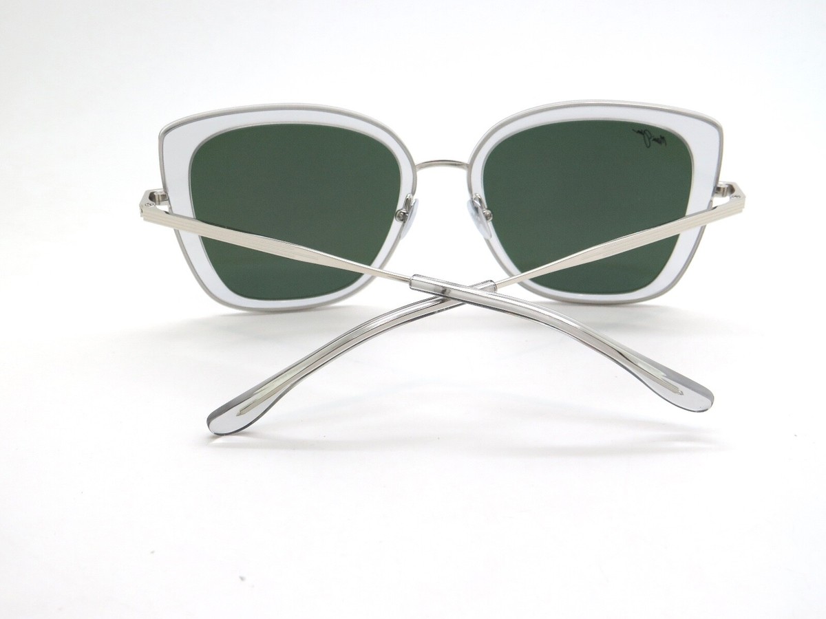 MAUI JIM Violet Lake POLARIZED Sunglasses Silver Titanium/Blue Mirror NEW Japan Maui Jim VIOLET LAKE Transparent Clear Frame POLARIZED Maui  main image 2