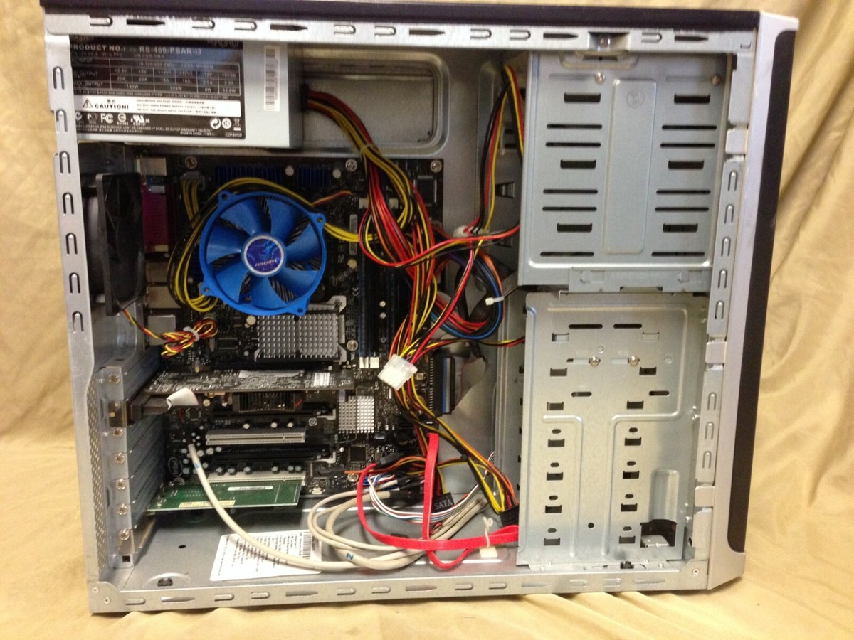 Windows XP Desktop Computer Systemax Intel Duo Core /4 gig