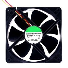 1PC For SUNON EEC0384B2-0000-G99 48V 5.8W 12CM 2PIN Cooling Fan