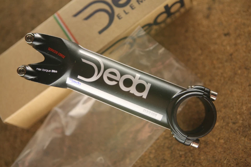 NOS NEW NIB Deda Elementi Zero100 SC Servizio Corse 1.1/8" stem 130mm Titanium - Image 2 of 4