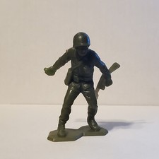 1963 Louis Marx WW2 World War 2 II Green American USA Toy Soldier 60MM Figure