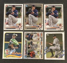 Forrest Whitley 6 Card Lot 2021 Bowman Chrome Topps #1 Prospect Pro Debut Astros