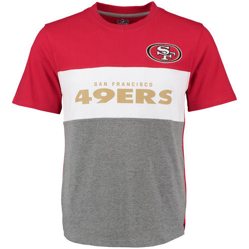 NFL Men's San Francisco 49ers T-Shirt - Scarlet Color by G