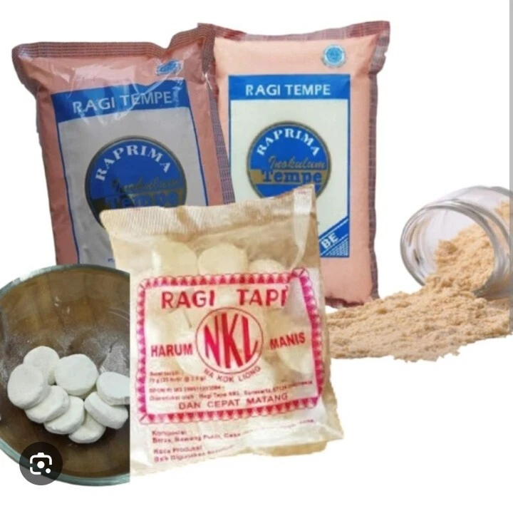 500g 17oz. RAPRIMA TEMPEH RAGI TEMPE Starter Inoculum Tempe Homemade Protein - Image 2 of 2