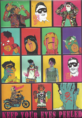 Sticker Set - 14 Sticker Keep Your Eyes Peeled " - Laptop - Stickerbomb ...