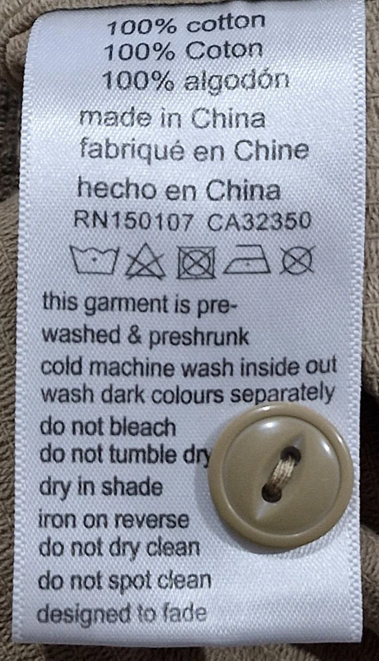 Rusty Jacket Mens Size Small Brown Corduroy - image 4 of 4