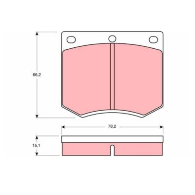 Trw GDB1693 Kit Pastiglie Freno a Disco