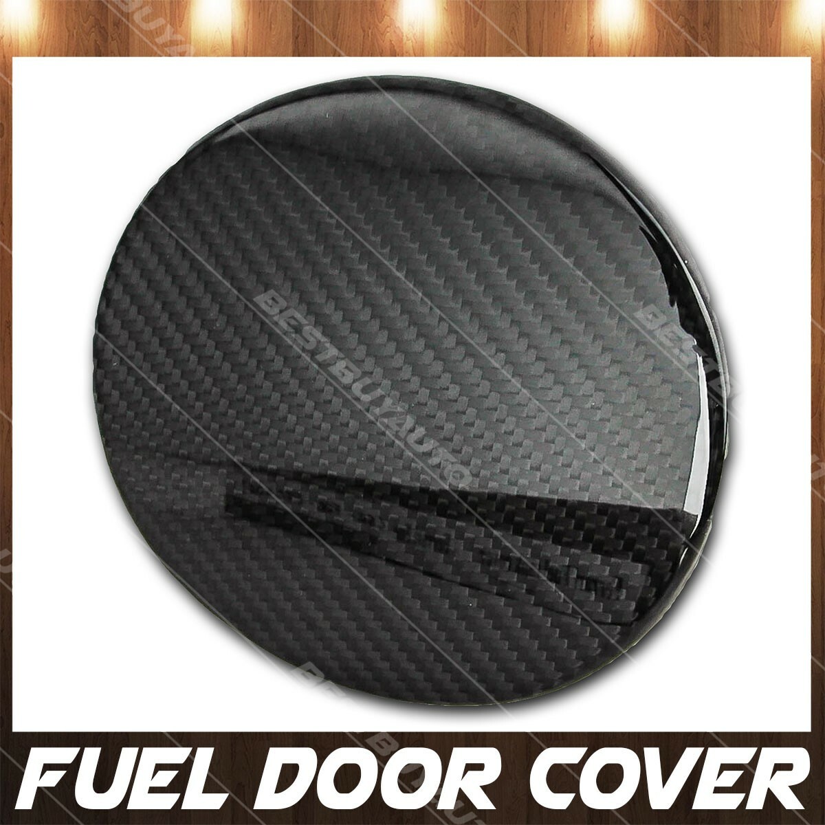 For 2010-2015 Ferrari 458 Italia Spider Carbon Fiber Gas Fuel Door Cover Overlay