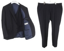 SUITSUPPLY La Spalla Single Breasted Ferrara Brescia Suit Men's UK 56 3 Piece