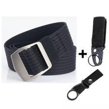Casual Men's Belts Alloy Buckle Wearable Nylon Tactical Belt Jeans Work Belts