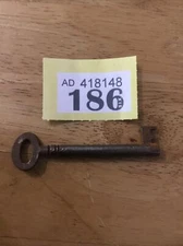 Vintage Rusty  iddon brand Metal  Colour  Hollow Barrel Key 69mm Key List 186