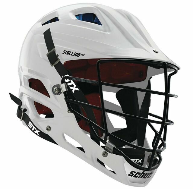 Stallion 500 by Schutt Lacrosse Helmet White Adult Large for sale