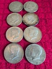 8pack 1967 Kennedy Half Dollar Coin 40% Silver