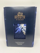 Image of Bedeck of Belfast Nahla Duvet Cover Set, Blue Navy Double