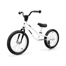 Kids Balance Bike with Real Rubber Air Tires - 16 Inch Big Kid Bicycle Ages 5...