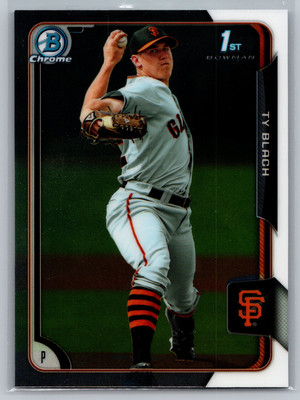 2015 Bowman #BCP24 Ty Blach Chrome Prospects *GI