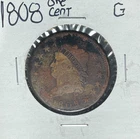 Photo of a 1808-P Large Cent from an eBay listing that sold on Jul 3, 2026