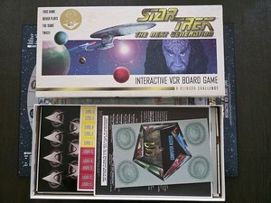 NEVER PLAYED! Star Trek the Next Generation interactive VCR VHS board game 1993
