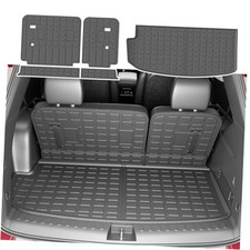 7 8 Seats Cargo Cargo Mat Backrest Mat Compatible with 2018-2024 Chevy Traverse