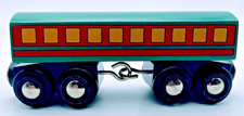 BRIO POLAR EXPRESS Wooden Railway Green Passenger Car
