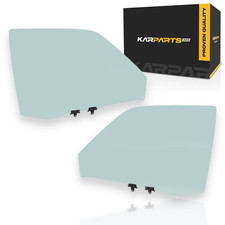 For Nissan Xterra 2000 2001 Door Glasses Driver And Passenger Side Pair Front