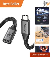 USB C Extension Cable 40Gbps Braided 240W Fast Charging 8K/4K Video Support