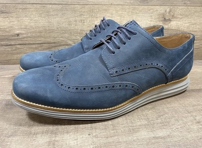 Cole Haan Shoes Original Grand Blue Wingtip Oxfords C26473 
