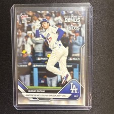 Shohei Ohtani 2025 Topps Now Bonus Card NLCS 3 HR 10 K Dodgers NM Items Japan