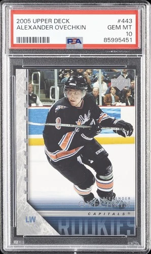 2005 UD #443 ALEXANDER OVECHKIN ROOKIE RC PSA 10
