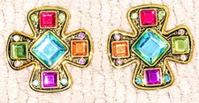 Lindsay Phillips Changeable SnapsBallet Flats Flip Flops Multicolor Rhinestone