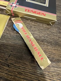 NES Nintendo RBI Baseball CIB Tengen R.B.I. With Poster Manual Box Sleeve Used