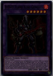 D/D/D Flame King Genghis CT13-EN005 Super Rare 2016 Mega-Tins
