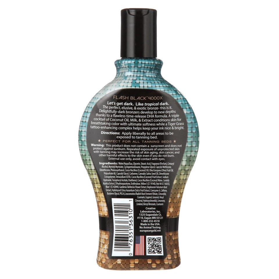 European Gold 4000X Sun Care Lotion, 12 fl. Oz. - Image 3 of 4